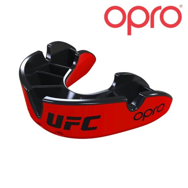 OPRO Silver JR Red/Black