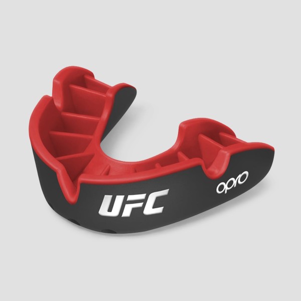 OPRO Silver JR Black/Red